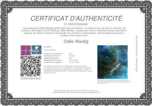 certificat